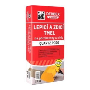 Lepicí a zdicí tmel na pórobetony a cihly QUARTZ PORO