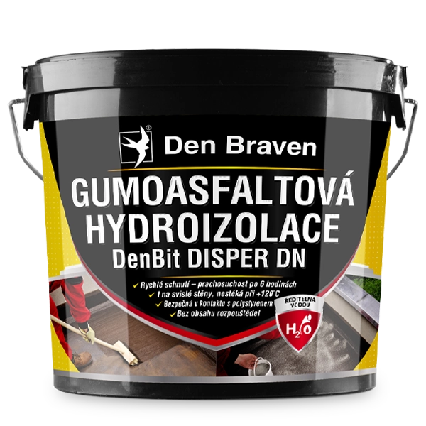DenBit DISPER DN – Gumoasfaltová hydroizolace