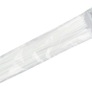 Pásky vázací 400x4.8mm 50ks bílá