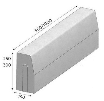 CSB-SILNICNI_OBRUBNIK_H_rendr_GS01 Obrubník Silniční přímý