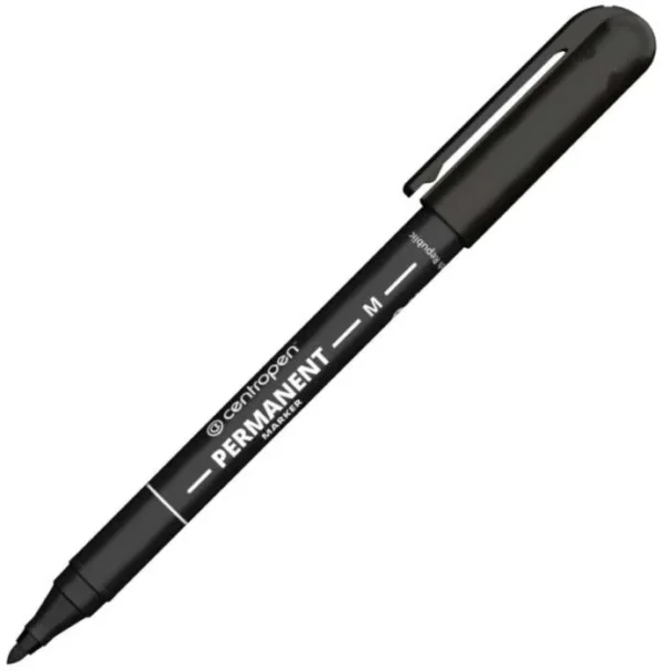 Permanentní popisovač - kulatý hrot, černý