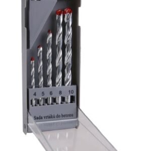 1 sada vrt Sada vidiových vrtáků 5ks 4-10mm,PVC